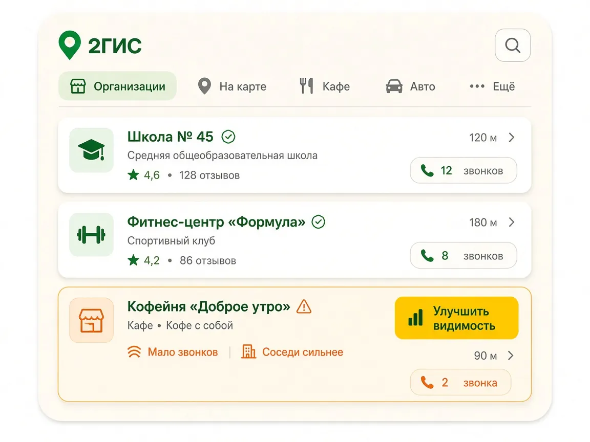 Аудит организации в 2ГИС: для кого услуга