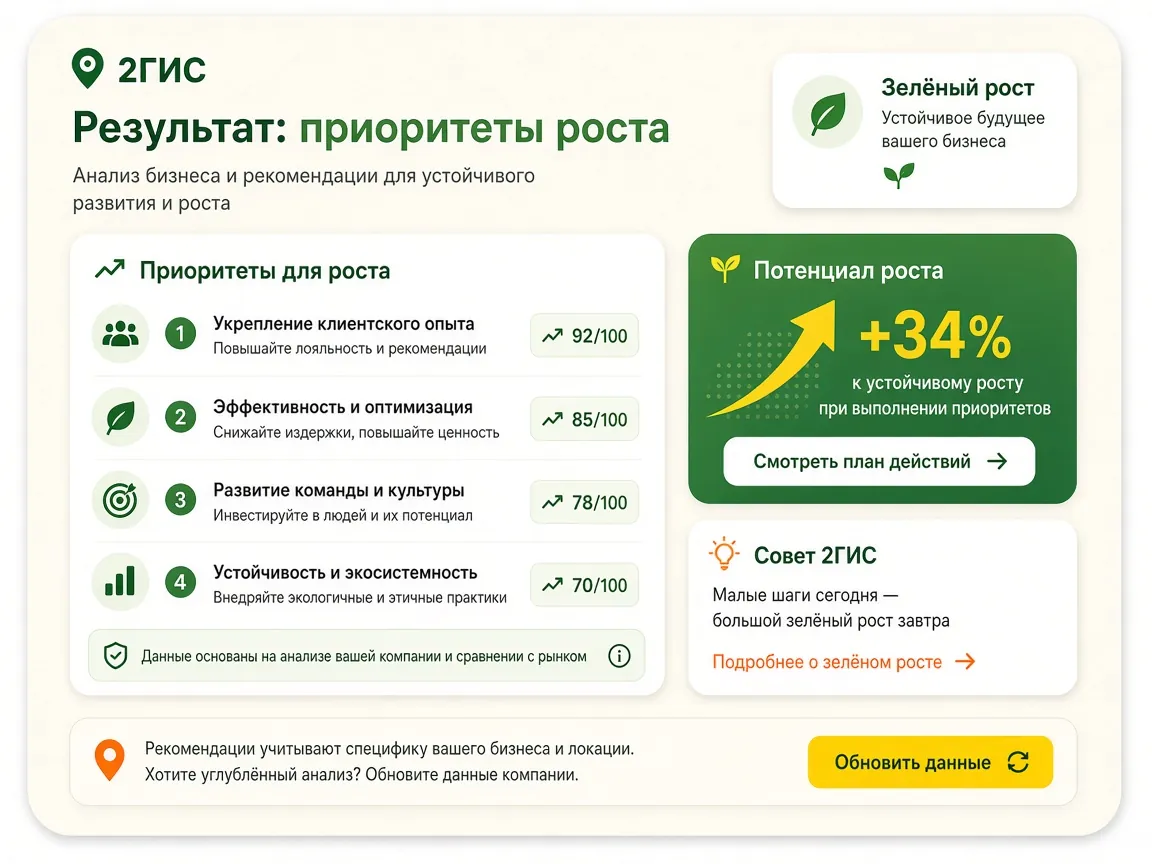 Аудит организации в 2ГИС: результат