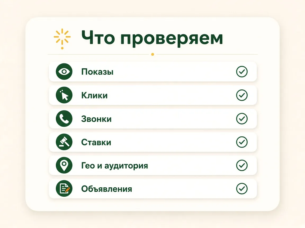 Аудит рекламной подписки Яндекс Бизнес: что входит