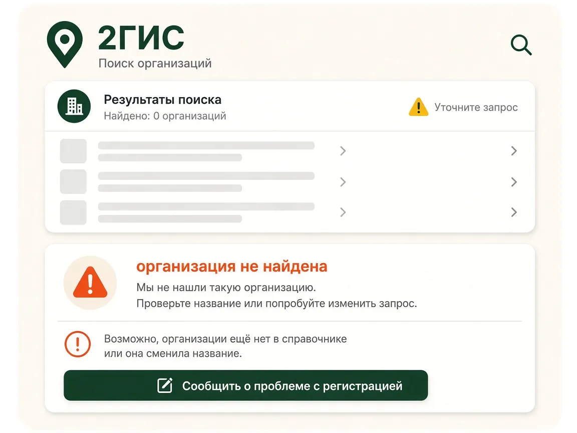 Регистрация организации в 2ГИС: для кого услуга